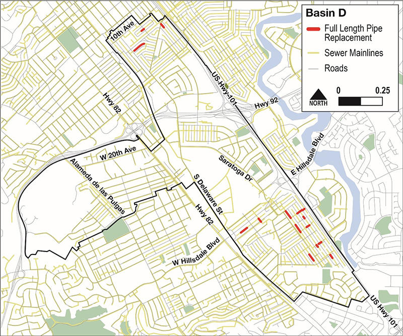 Map of Basin D