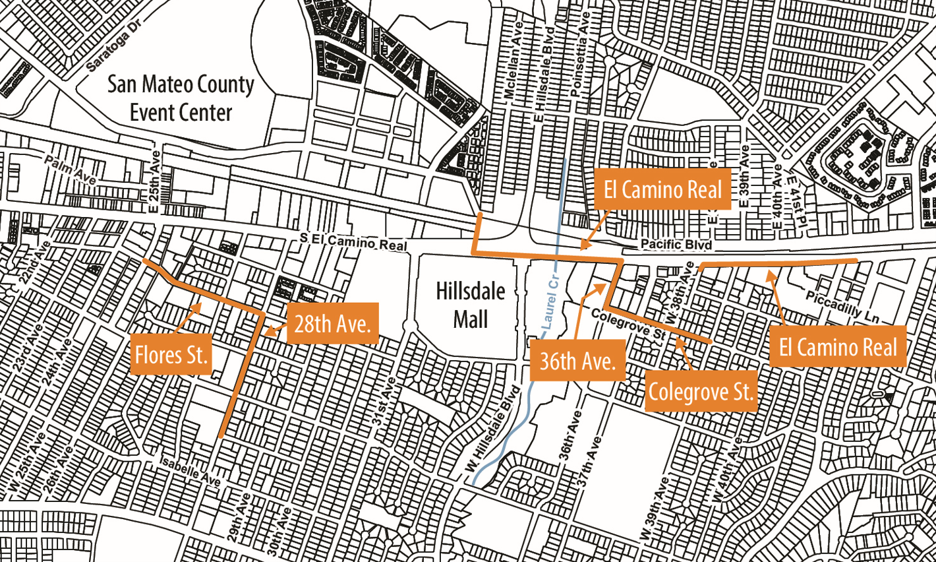 El Camino Real project locations